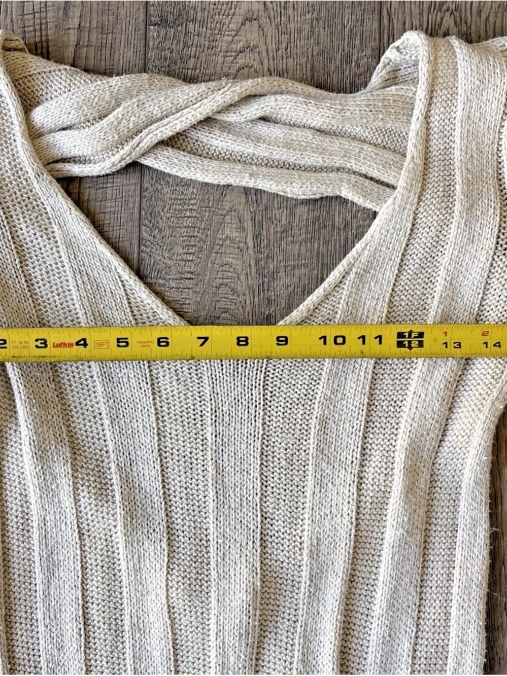 Free People Beach beige Backless Ribbed Knit Dress - Picture 8 of 10